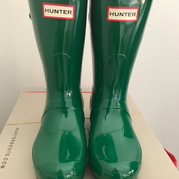 hyper green hunter boots